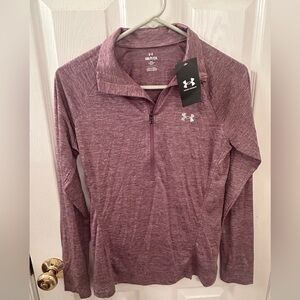 Under Armour Heathered Purple Performance Top